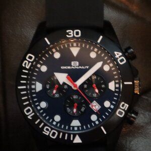 Oceanaut Men's Naval Black Dial Watch - OC1313